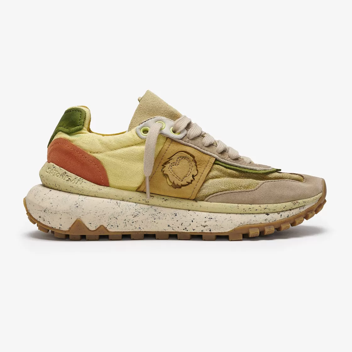 Satorisan Dharma Linen Psychadelic Khaki Hot
