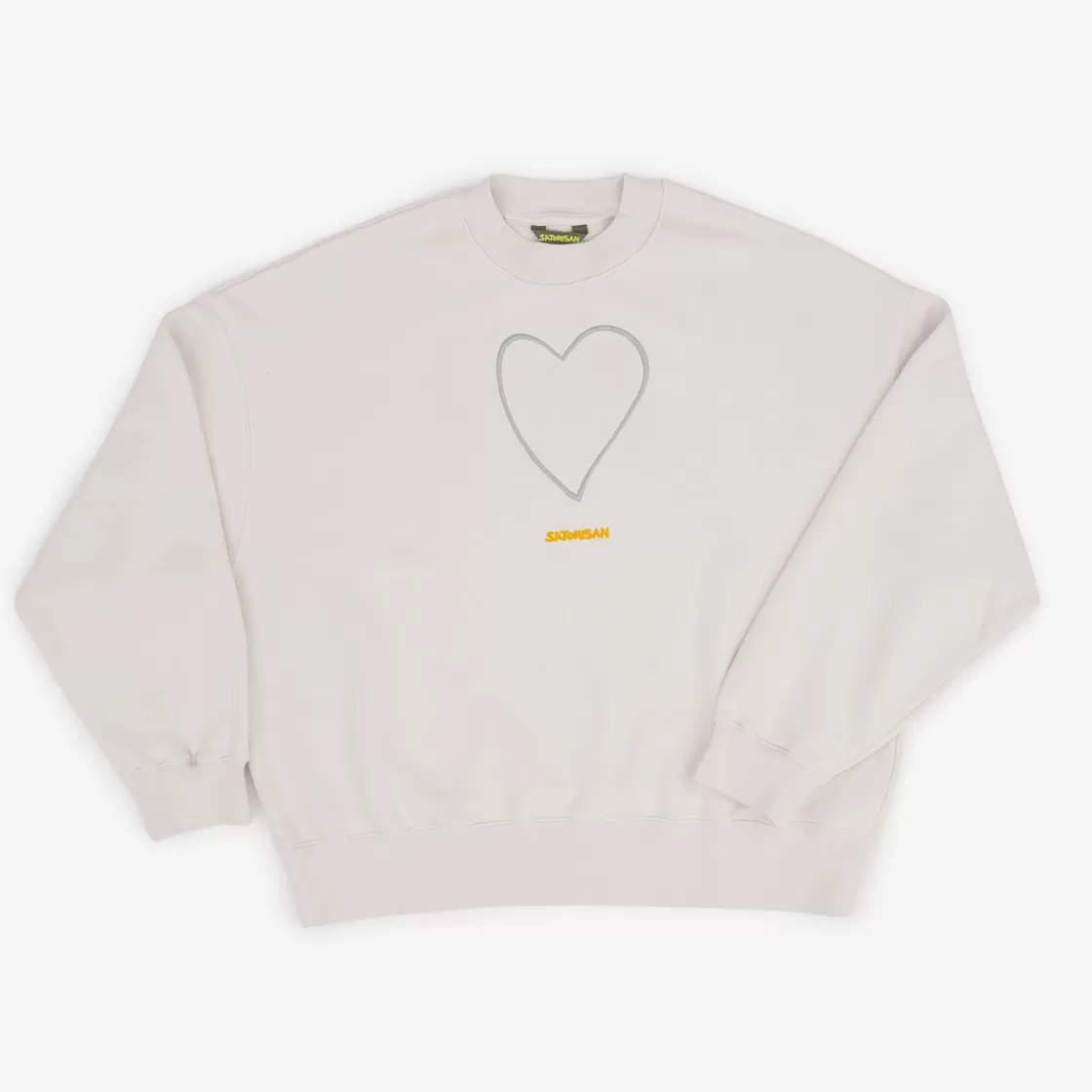 Satorisan Sweatshirt Oversize Organic Cotton Grey Salt Origin Cheap