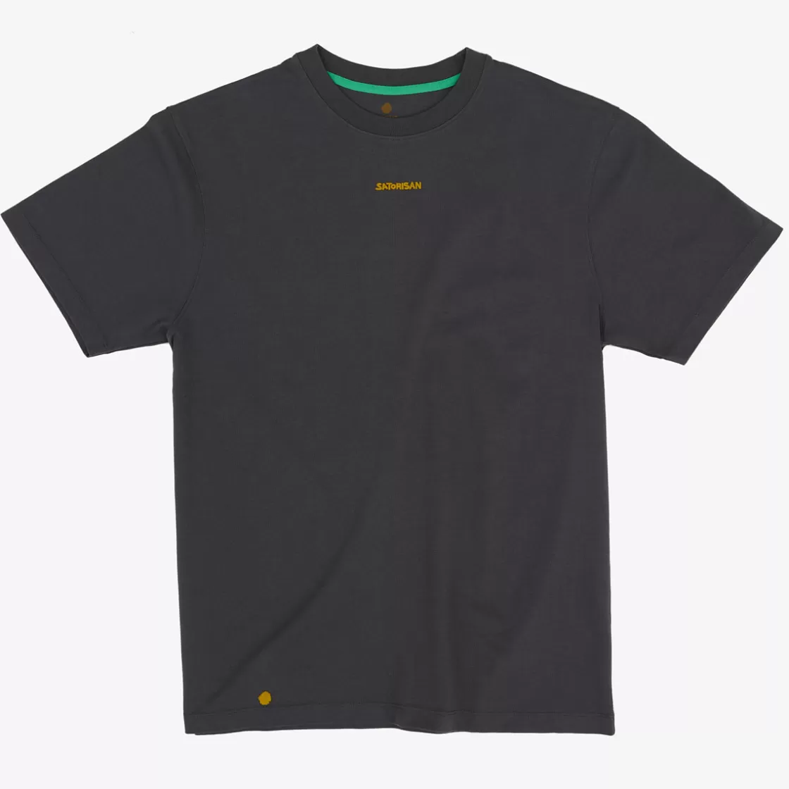Satorisan T-shirt Oversize Organic Cotton Charcoal heart's eye Best Sale