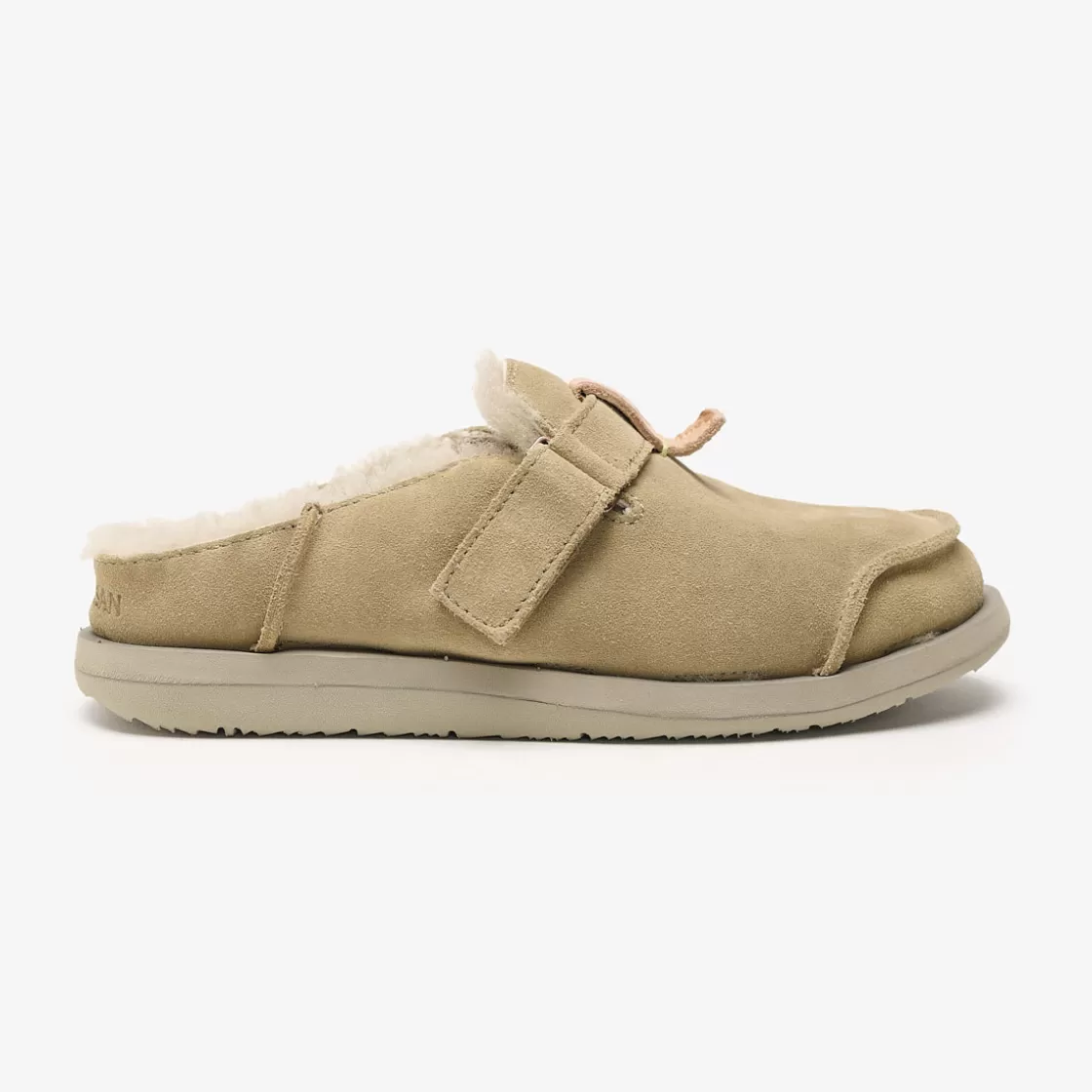 Satorisan Uwabaki Clog Strap Suede Driftwood Cheap