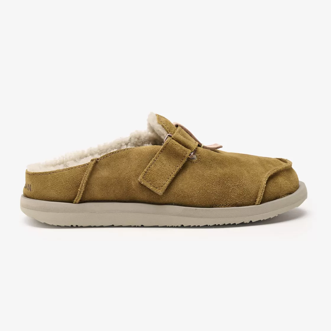 Satorisan Uwabaki Clog Strap Suede Mid Brown Best Sale