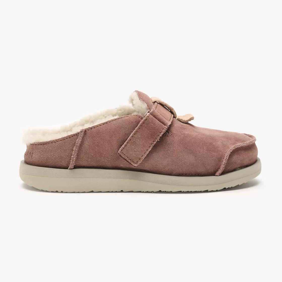 Satorisan Uwabaki Clog Strap Suede Chestnut Hot